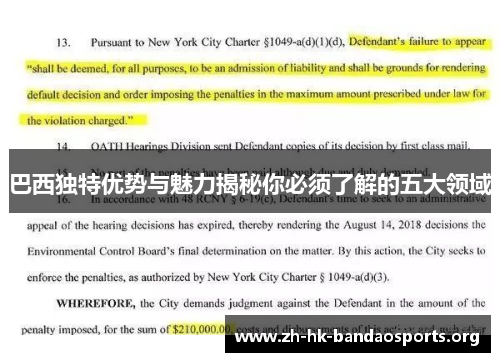 巴西独特优势与魅力揭秘你必须了解的五大领域 巴西独特优势与魅力揭秘你必须了解的五大领域