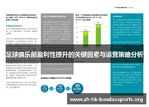 足球俱乐部盈利性提升的关键因素与运营策略分析 足球俱乐部盈利性提升的关键因素与运营策略分析